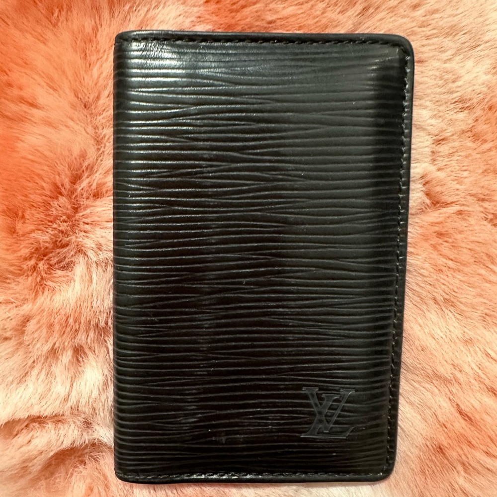 Louis Vuitton Card wallet Black organizer